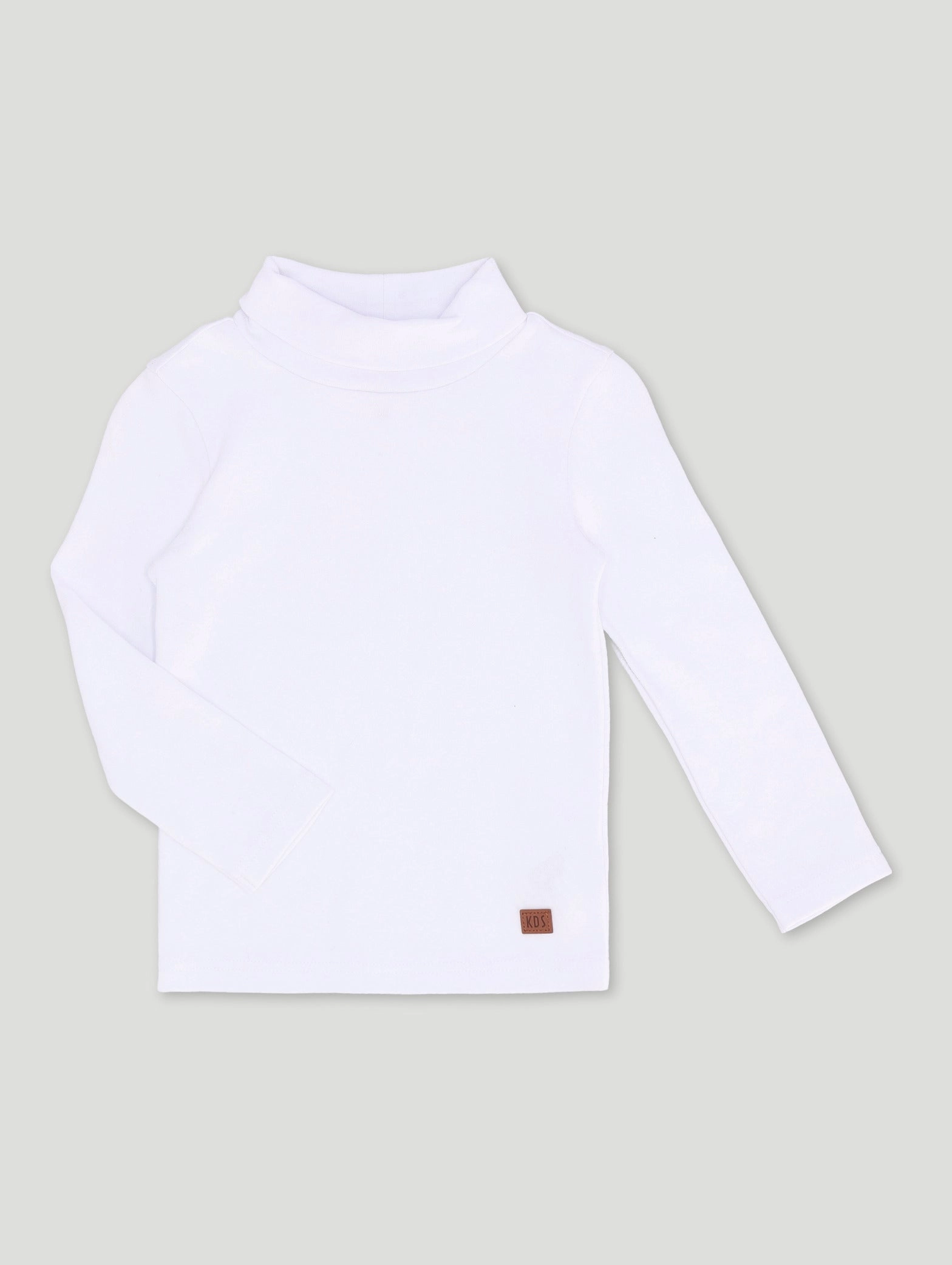 Pre-Boys Poloneck With Badge - White