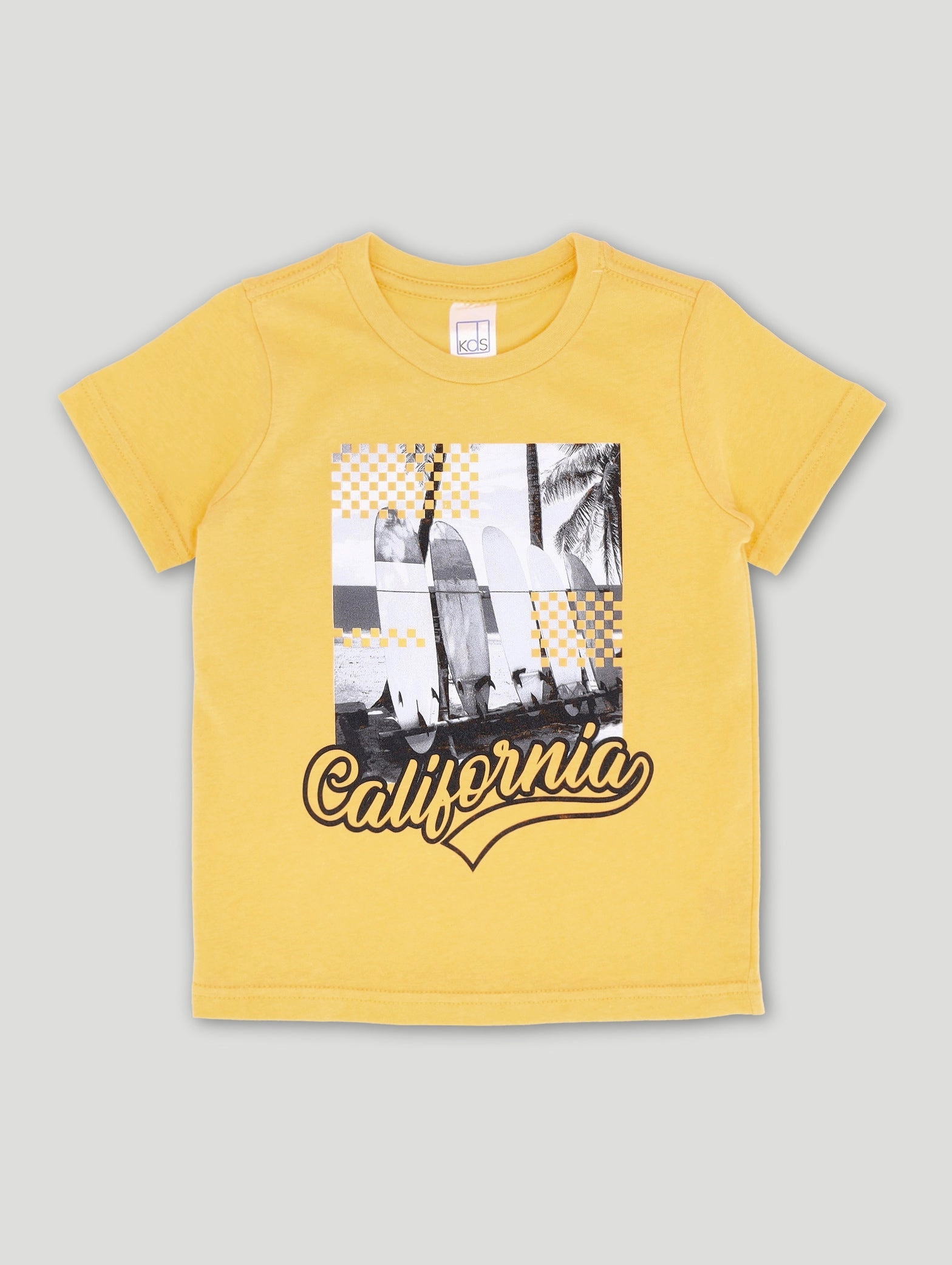Pre-Boys Surf Tee - Mustard