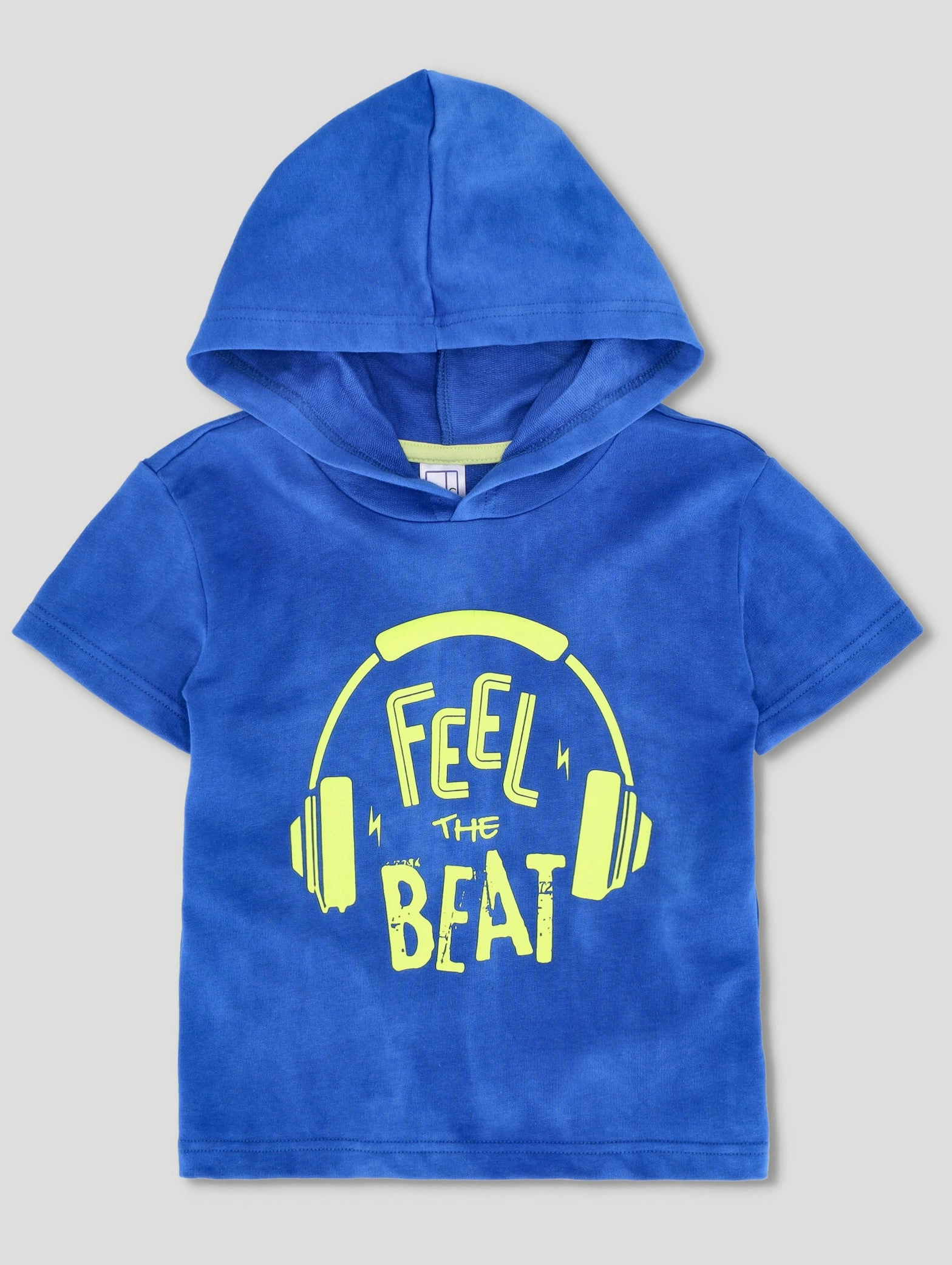 Pre-Boys Tie-Dye Lumo Summer Hoody - Dark Blue