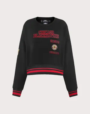Pro Standard Chicago Blackhawks Retro Classic Rib Crewneck Fashion care (washing, ironing, etc.) Fashion influencers' recommendations