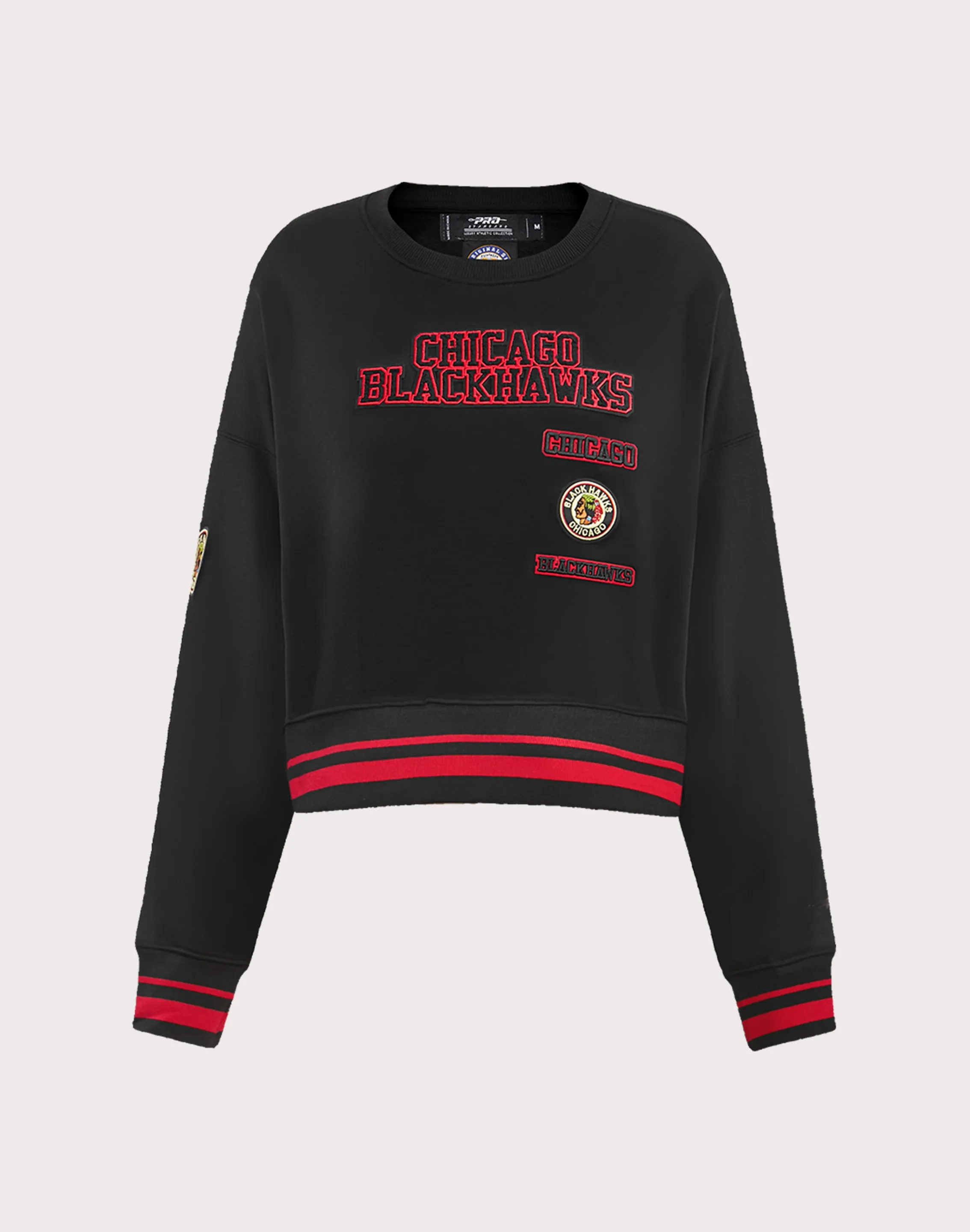 Pro Standard Chicago Blackhawks Retro Classic Rib Crewneck Fashion care (washing, ironing, etc.) Fashion influencers' recommendations
