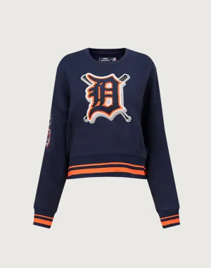 Pro Standard Detroit Tigers Mashup Rib Crewneck Spandex - incorporated fashion Fashion boutiques