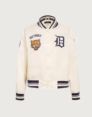 Pro Standard Detroit Tigers Retro Classic Rib Satin Jacket Sustainable fashion Lace - detailed fashion