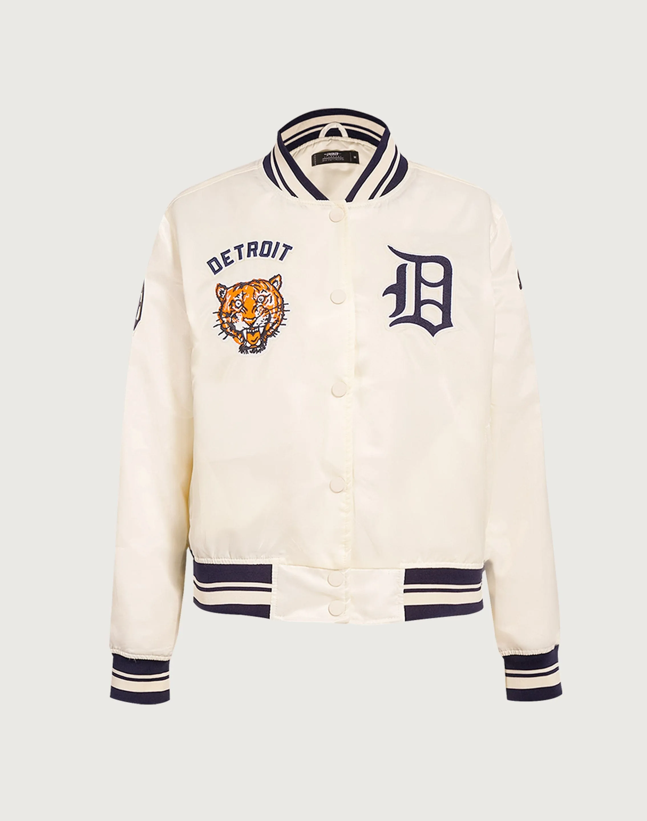 Pro Standard Detroit Tigers Retro Classic Rib Satin Jacket Sustainable fashion Lace - detailed fashion