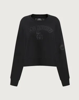 Pro Standard Los Angeles Dodgers Triple Black Crewneck Swimwear selections Fashion must - haves