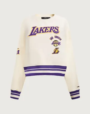 Pro Standard Los Angeles Lakers Retro Classic Crewneck Everyday wear Minimalist fashion