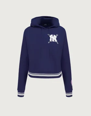 Pro Standard New York Yankees Mashup Rib Cropped Hoodie Preppy style items Fashion inspiration