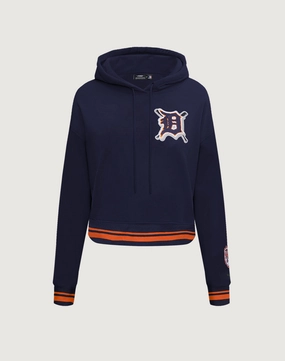 Pro Standard Detroit Tigers Mashup Rib Cropped Hoodie Fashion boutiques Retro fashion finds
