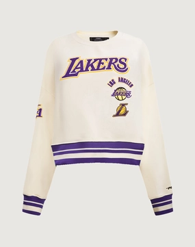 Pro Standard Los Angeles Lakers Retro Classic Crewneck Military - inspired fashion Comfortable apparel