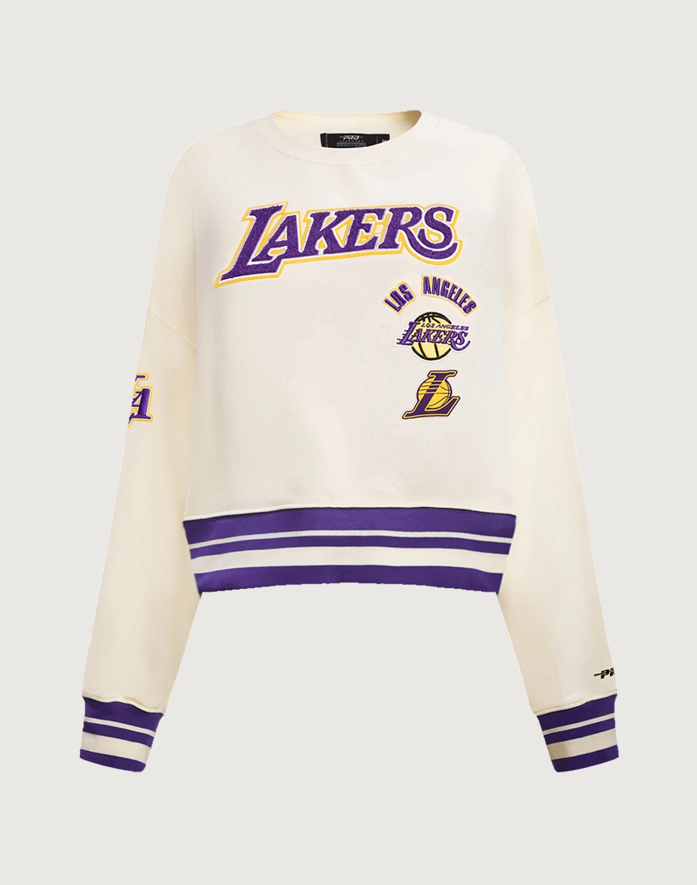 Pro Standard Los Angeles Lakers Retro Classic Crewneck Military - inspired fashion Comfortable apparel