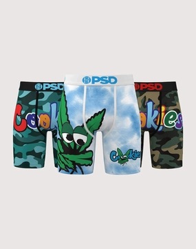 Psd Underwear Cookies Boxer Briefs 3-Pack Everyday wear Best - selling fashion
