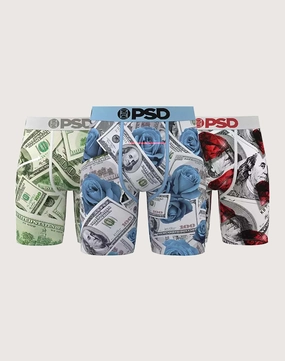 Psd Underwear Mad Money Boxer Briefs 3-Pack Retro fashion finds Suede - finished fashion