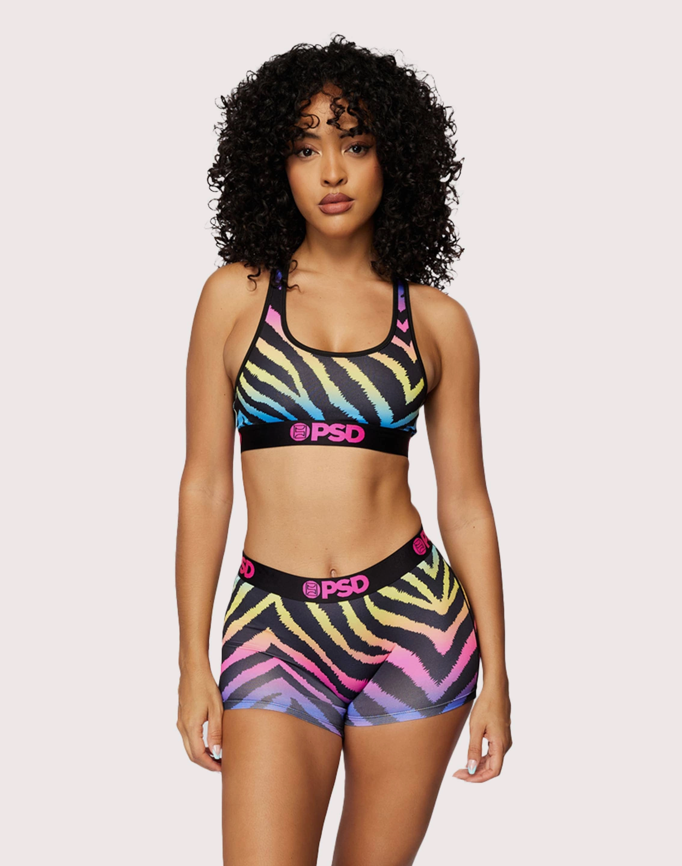 Polyester - used fashion Psd Underwear W SU22 RAINBOW ZEBRA SB Fashion must - haves