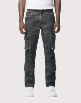 Quality apparel Grindhouse Multi Cargo Twill Green Pants Printed fashion