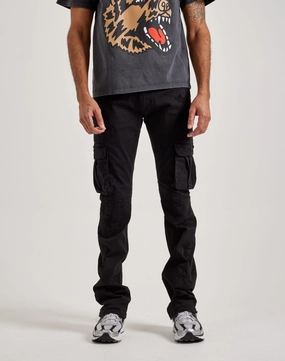 Quality apparel Jordan Craig Stacked Flare Denim Jeans Polyester - used fashion