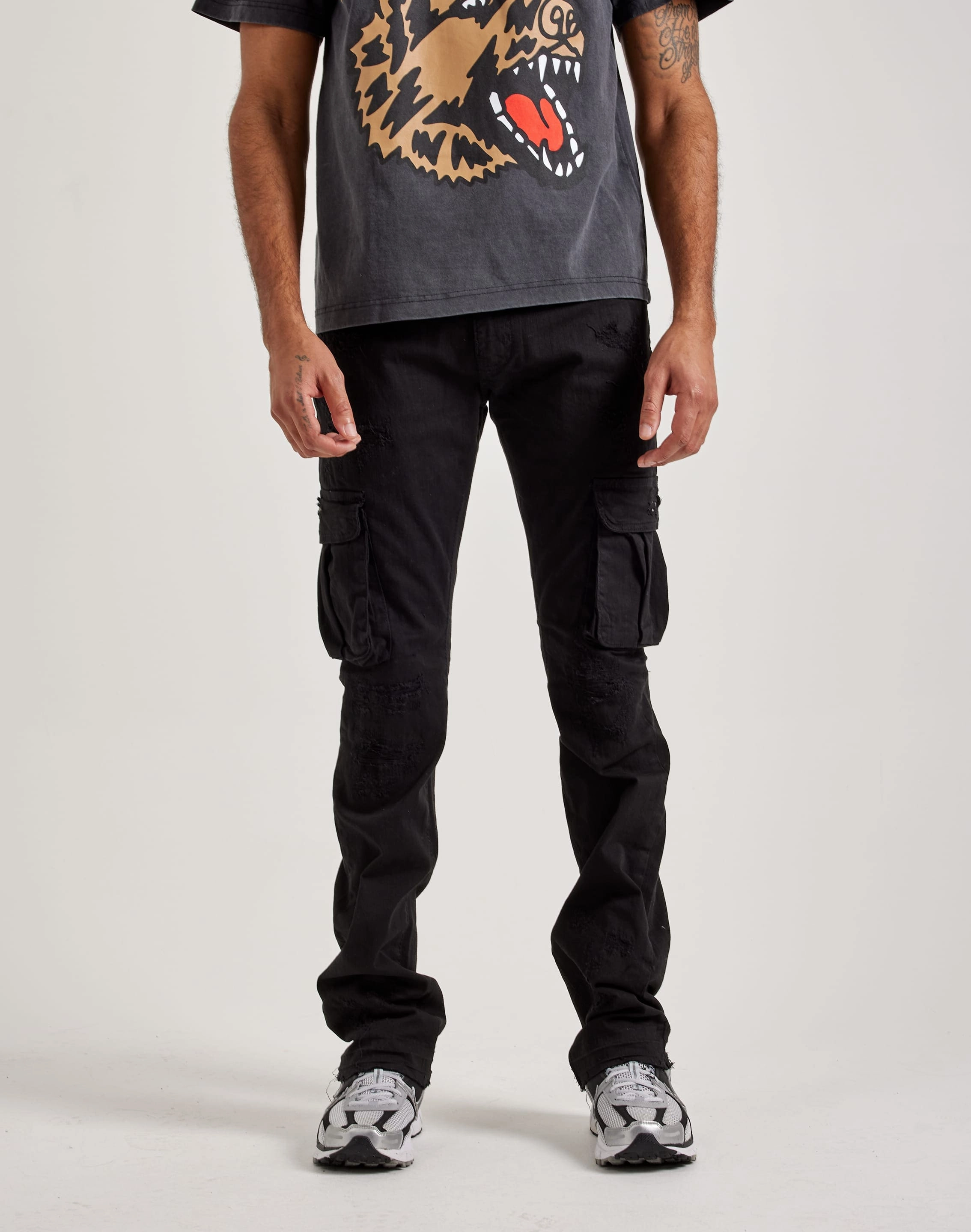 Retro fashion finds Jordan Craig Stacked Flare Denim Jeans Spandex - incorporated fashion