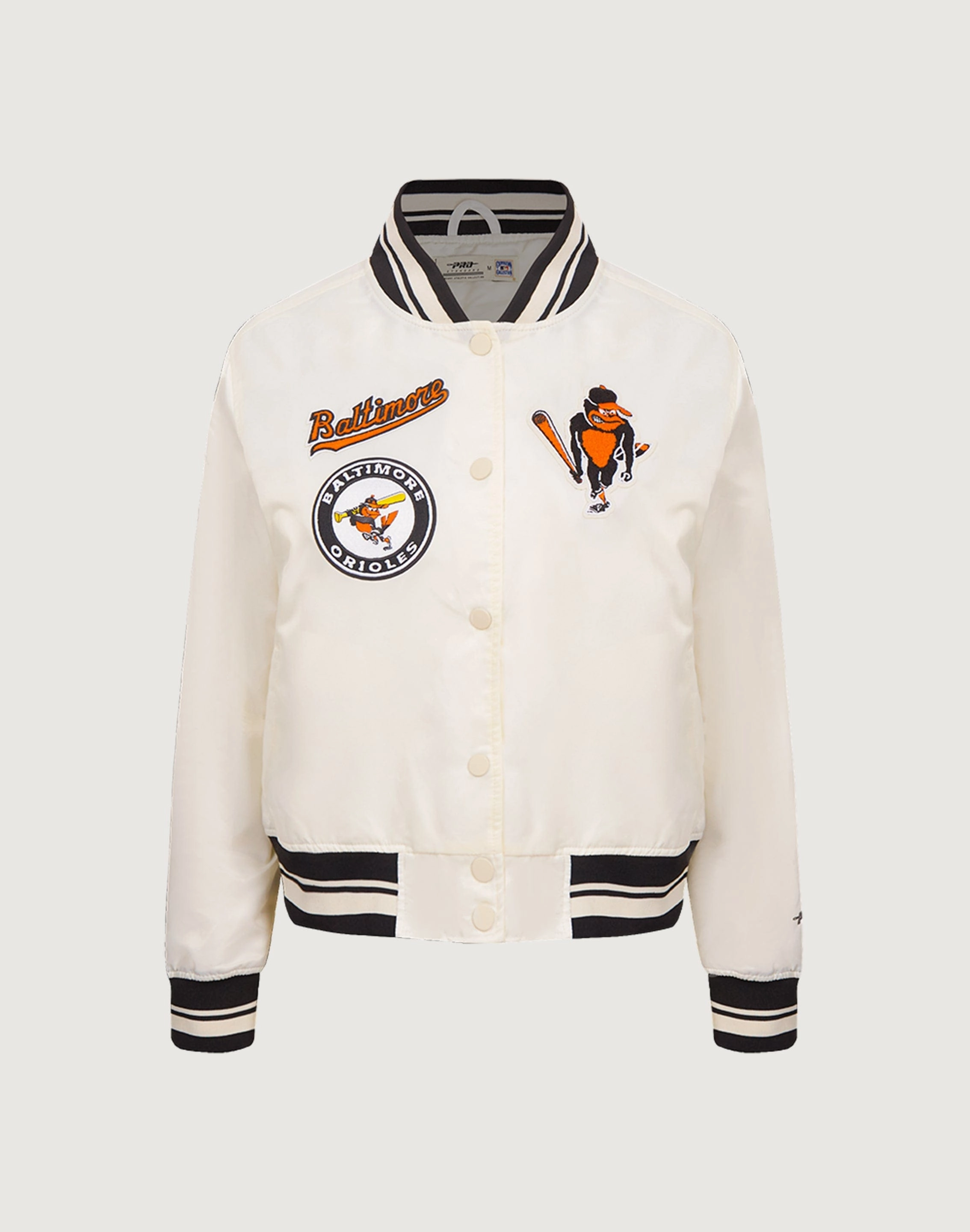 Quality apparel Pro Standard Baltimore Orioles Retro Classic Rib Satin Jacket Fashion essentials