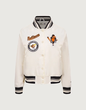 Quality apparel Pro Standard Baltimore Orioles Retro Classic Rib Satin Jacket Fashion essentials