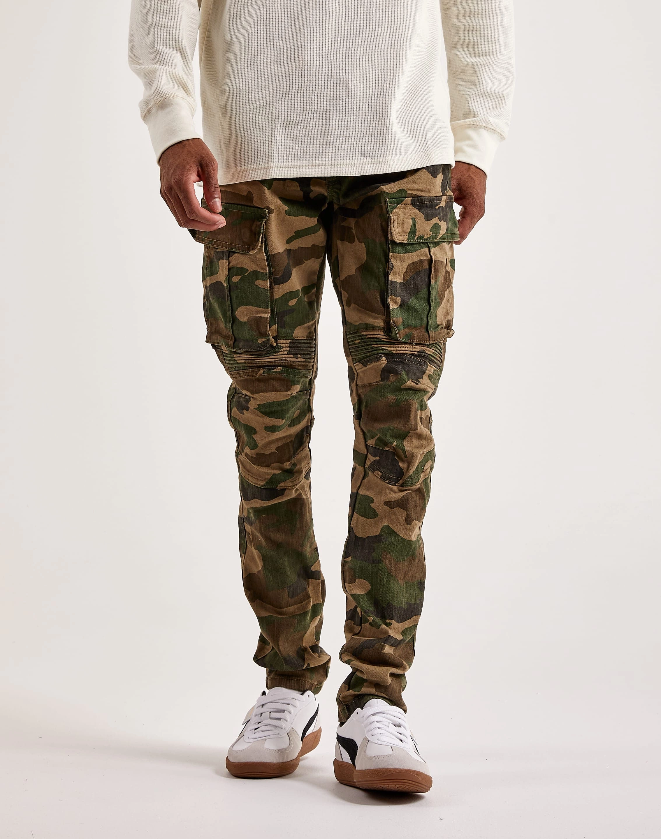 Smoke Rise Twill Moto Cargo Pants Fashion storage (wardrobes, hangers, etc.) Online fashion shopping