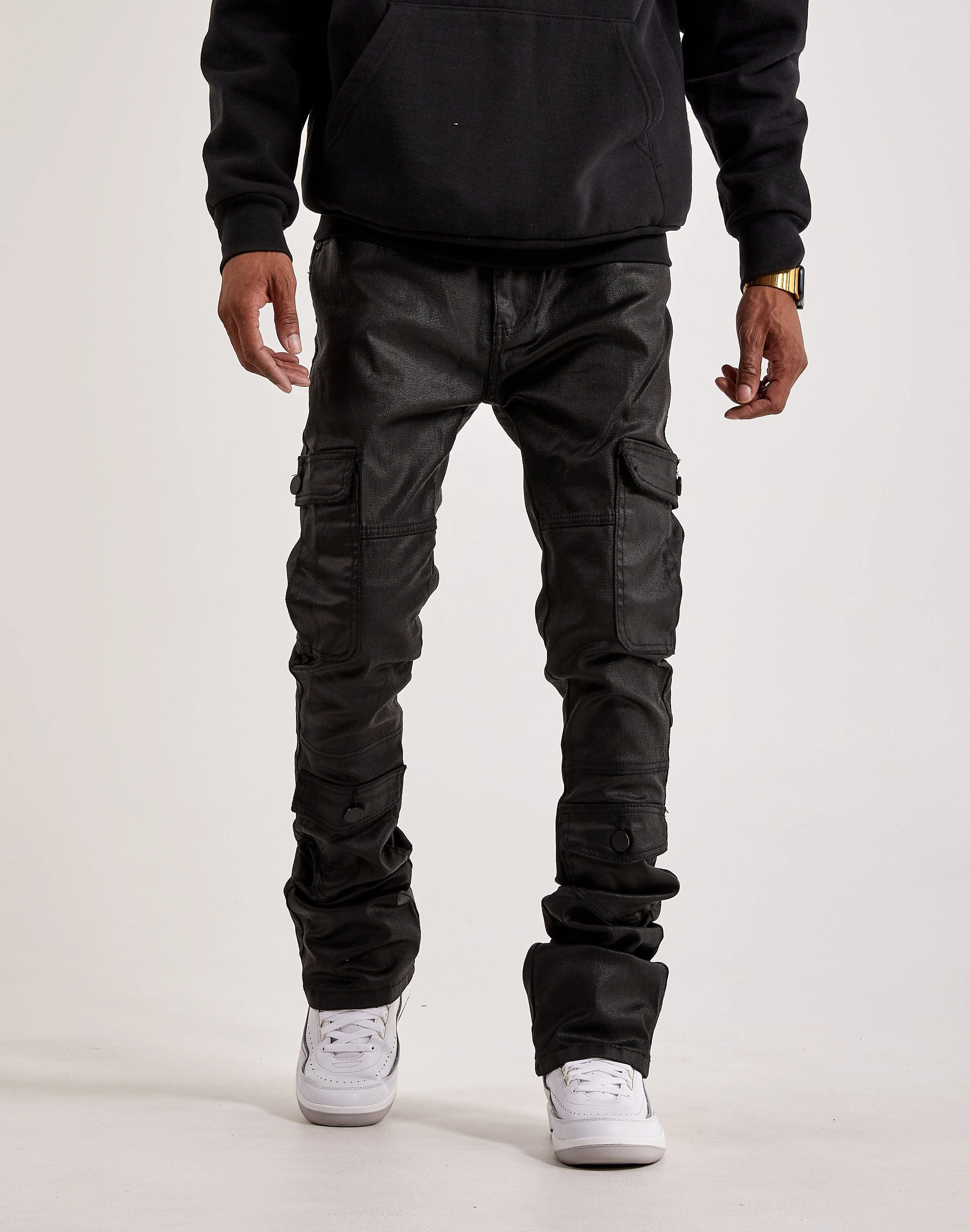 Business casual wear WAIMEA Coated Cargo Pants Fashion must - haves
