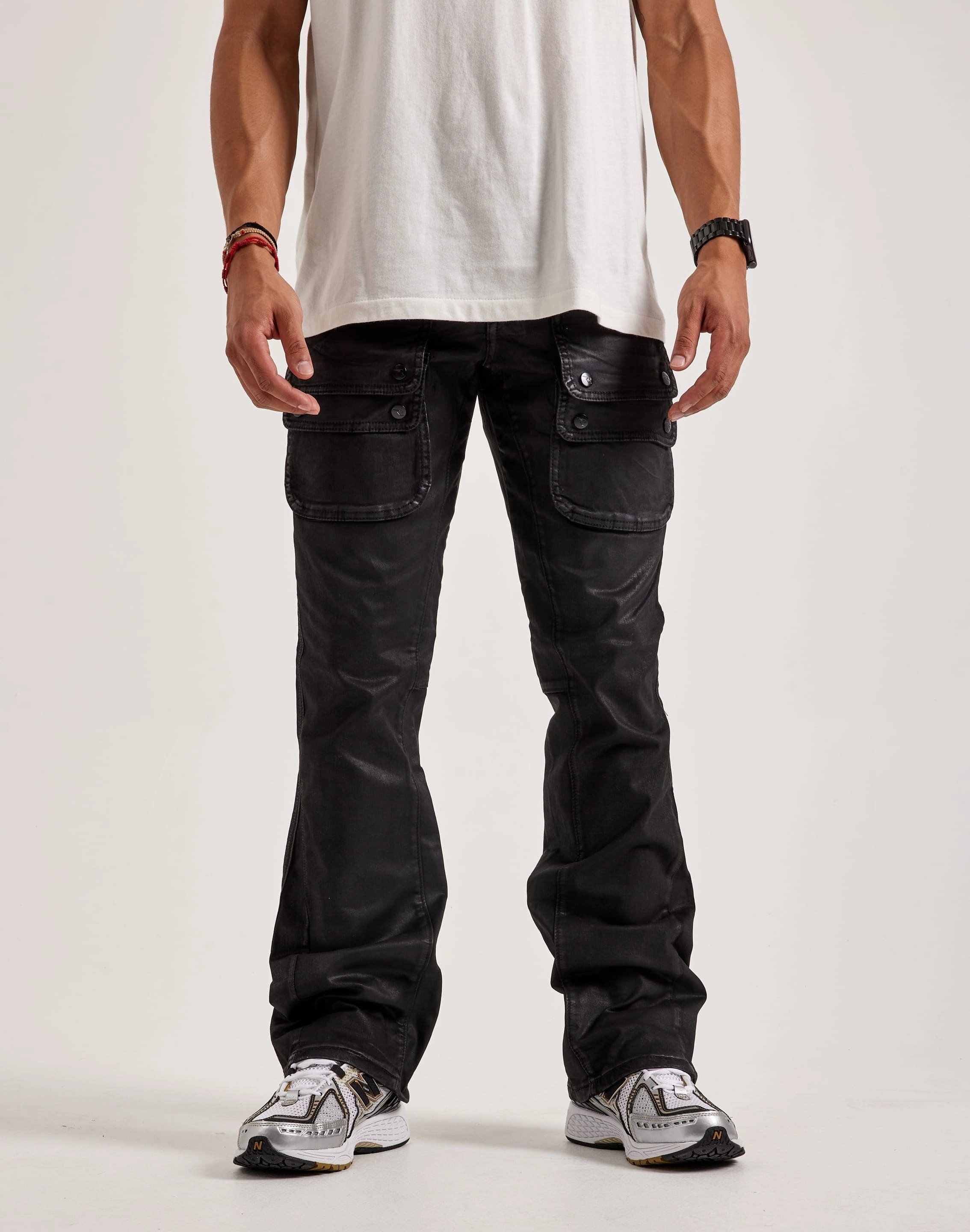Comfortable apparel Rare Element Waxed Cargo Jeans Fashion trends by region