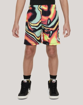 Recycled fashion materials Nike Dri-FIT Training Shorts Grade-School Leather - material fashion