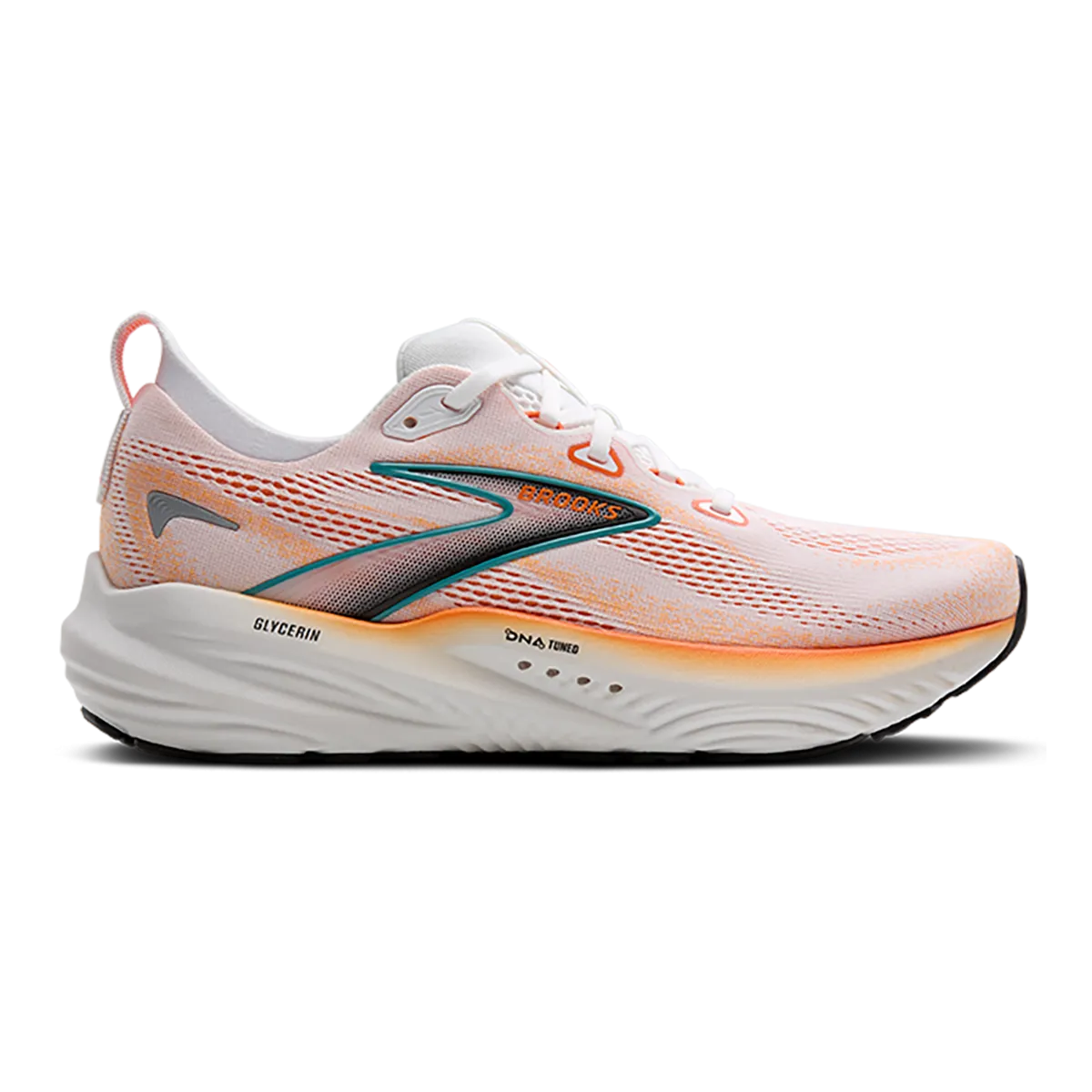 Remarkable Brooks Glycerin 22 White - Orange - Green Blue Slate Smooth