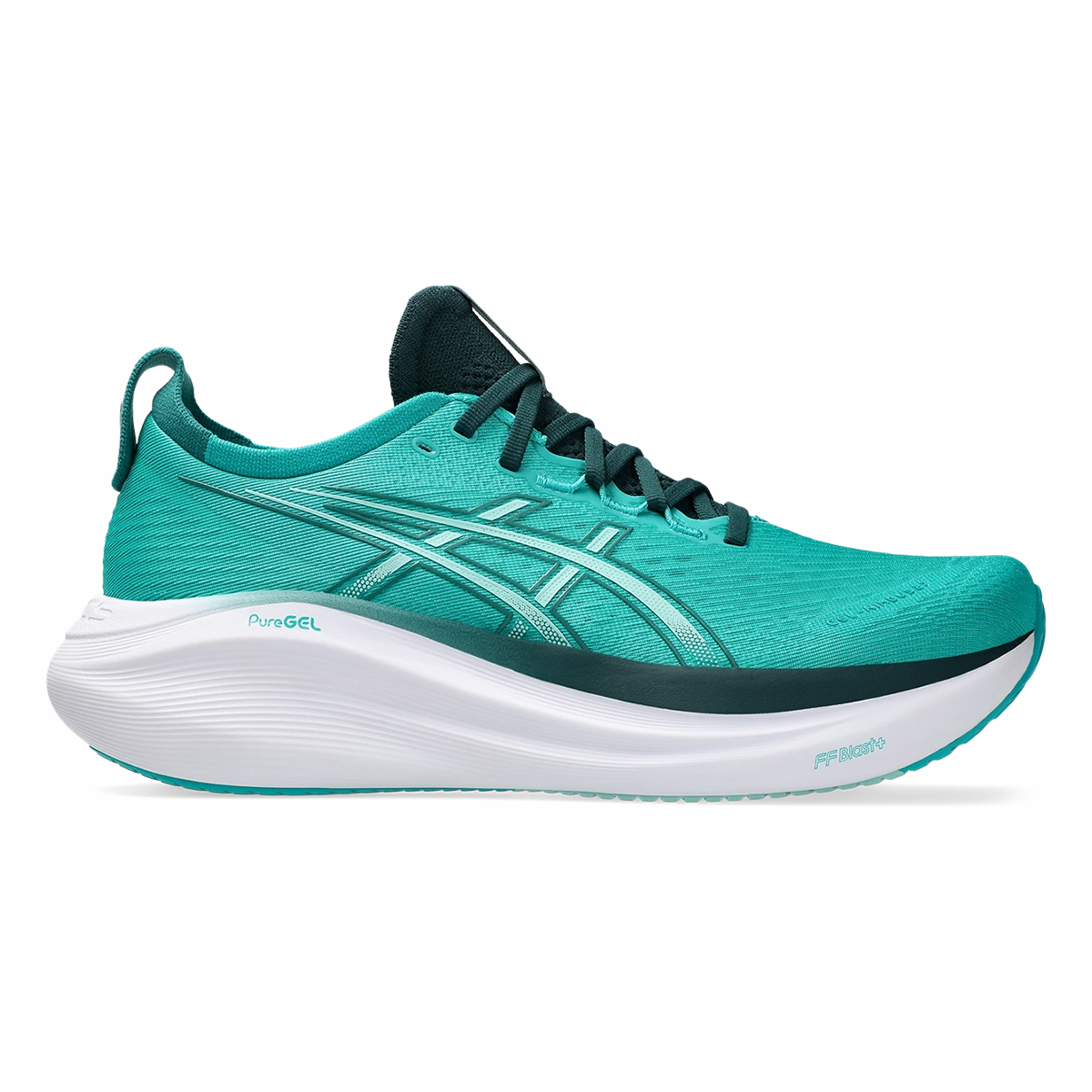 Required Asics Gel Nimbus 27 Wave Teal - Saxon Green Playful