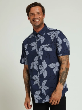 Retro fashion finds Floral Print Shirt - Blue Outerwear options
