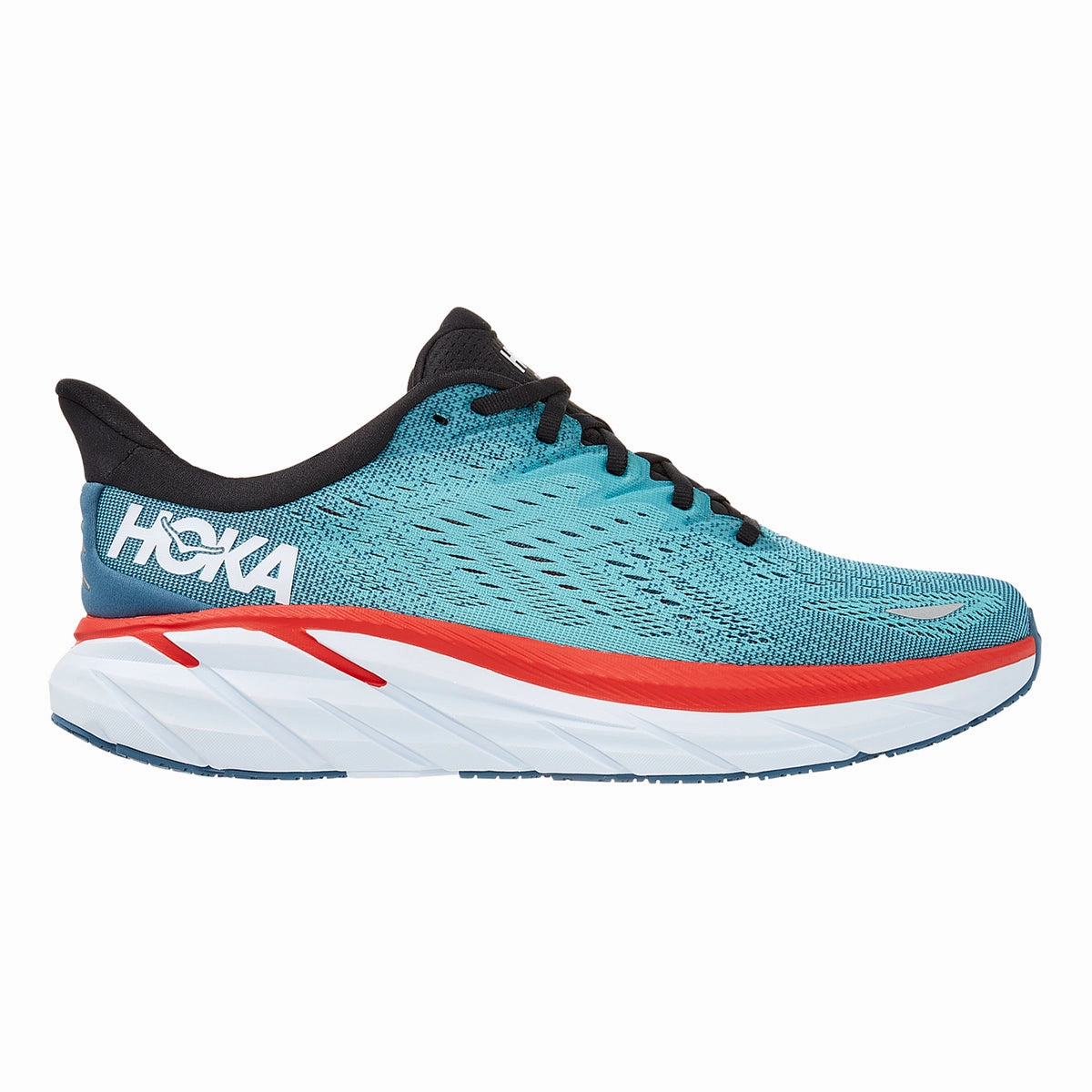 Hoka Clifton 8 - Real Teal - Aquarelle Cutting-edge Active
