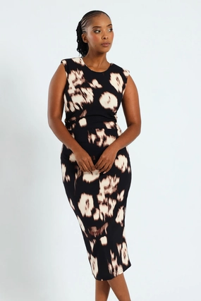 Side Ruched Midi Dress Fashion influencers' recommendations Fashion influencers' recommendations