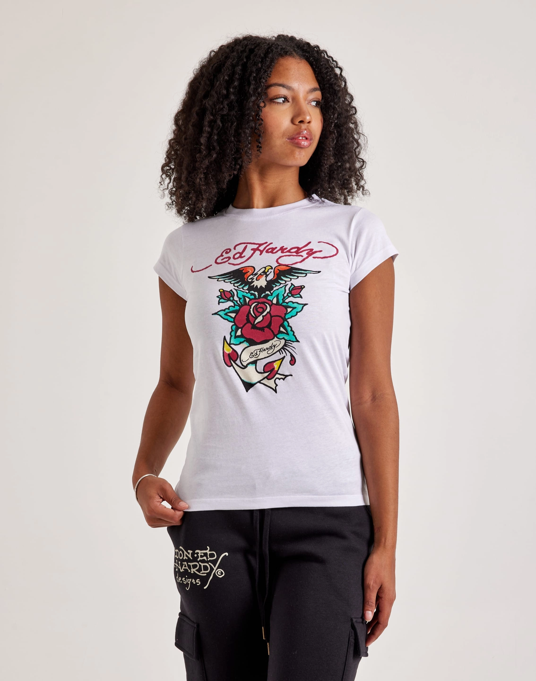 Ed Hardy Eagle Rose Slim-Fit Tee Ethical fashion choices Quality apparel