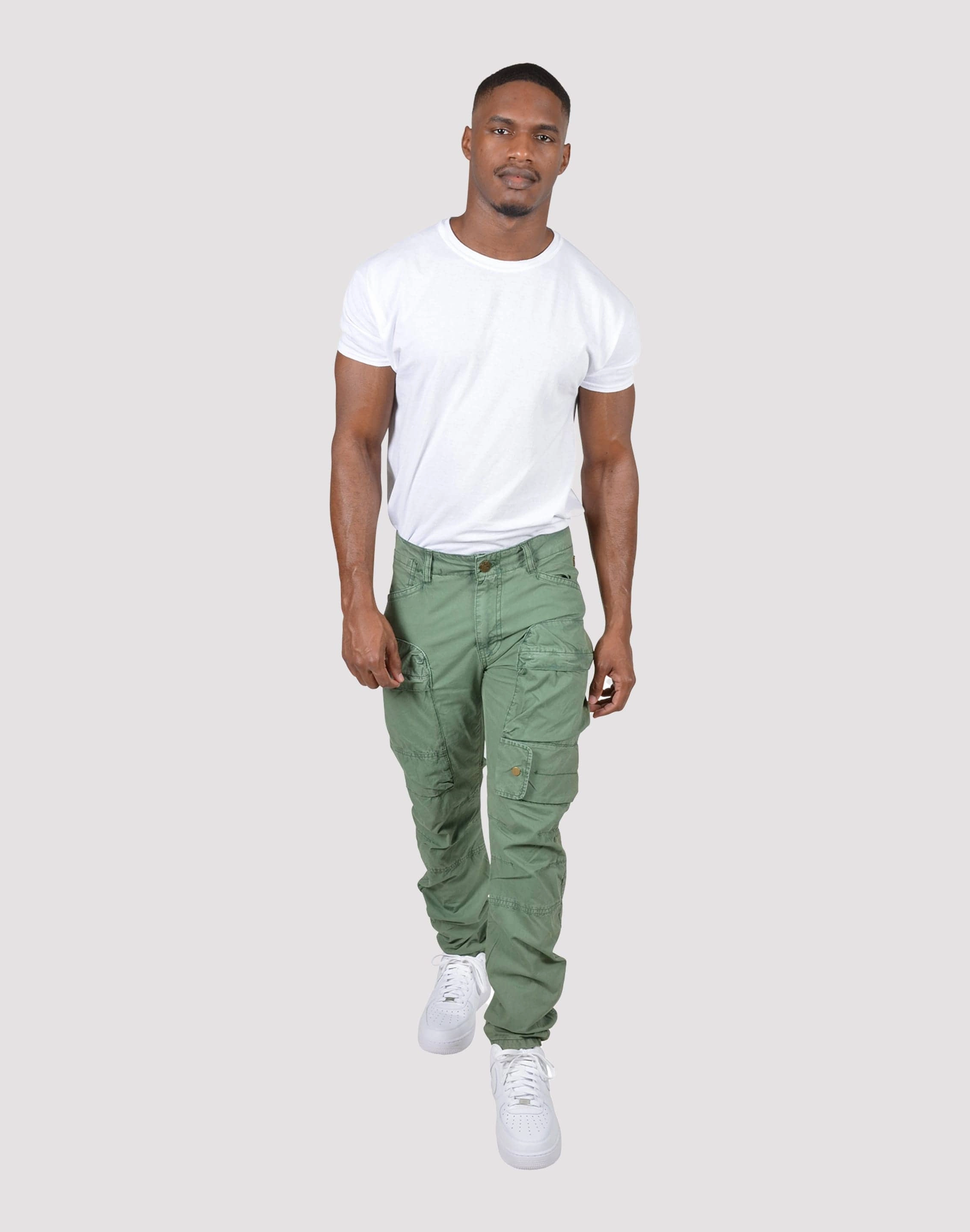 Recycled fashion materials Grindhouse Twill Front Cargo Zip Pants Online fashion shopping