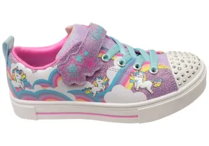 Skechers Girls Kids Twinkle Toes Twinkle Sparks Jumpin Clouds Shoes Bohemian Style Balloons