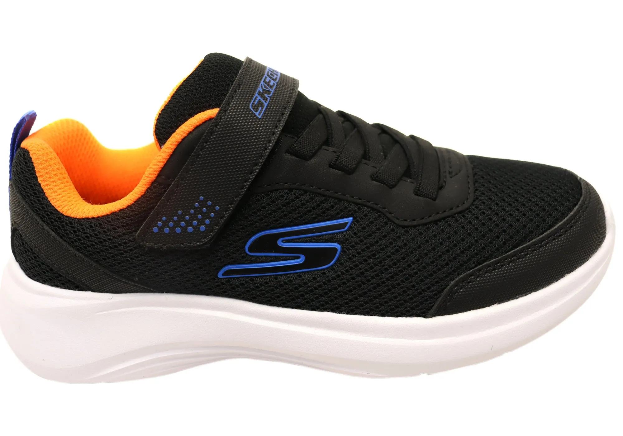 Skechers Kids Boys Selectors Reset Achieved Adjustable Strap Shoes CDs Coats