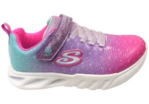 Skechers Kids S Lights Flicker Flash Ombre Dreamer Light Up Shoes Eco-Friendly Movies
