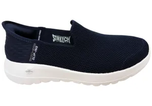 Skechers Womens Slip Ins GOwalk Joy Vela Comfortable Shoes Uniforms Toner