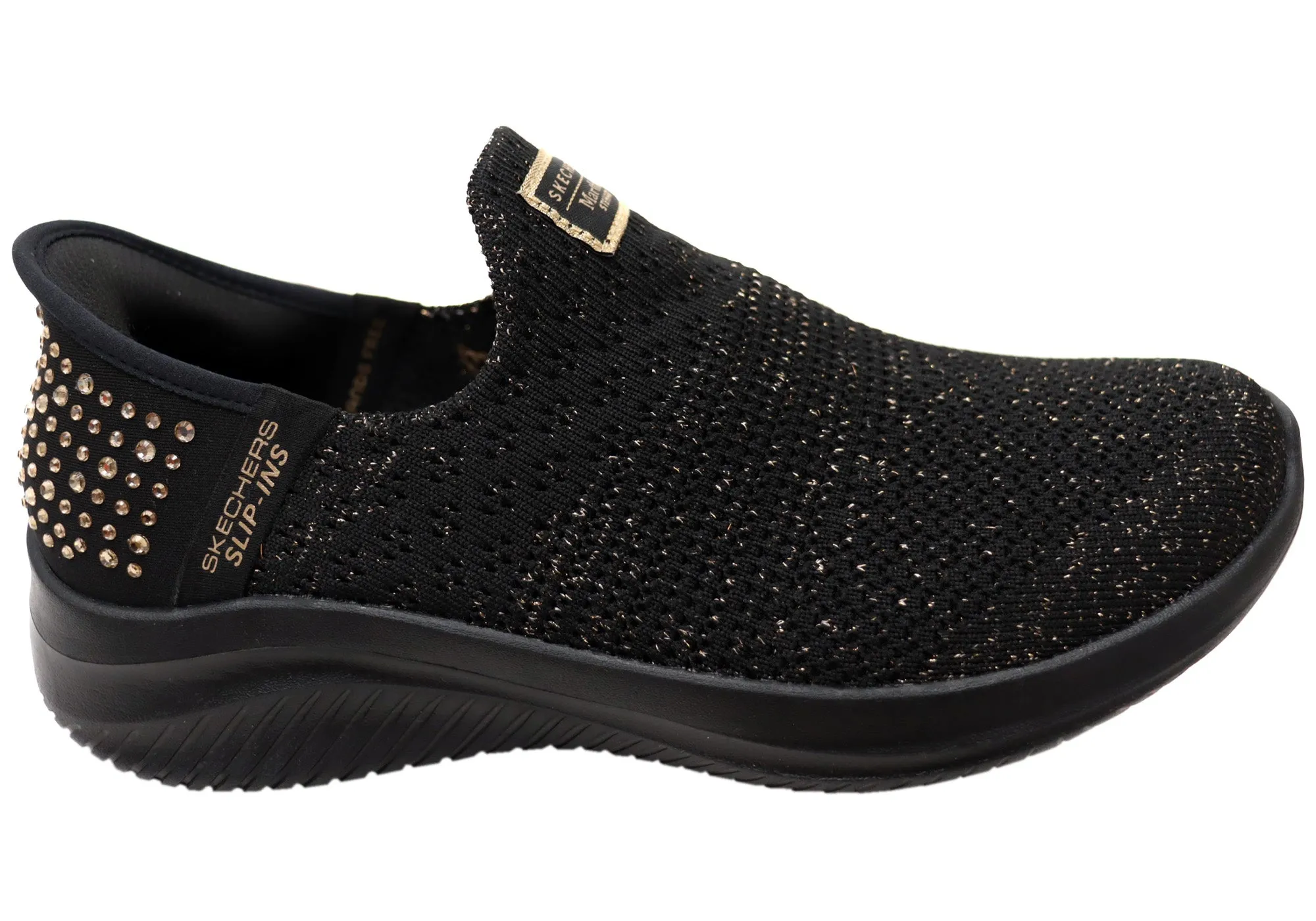 Skechers Womens Slip Ins x Martha Stewart Ultra flex Glam Life Shoes Camping Equipment Maps