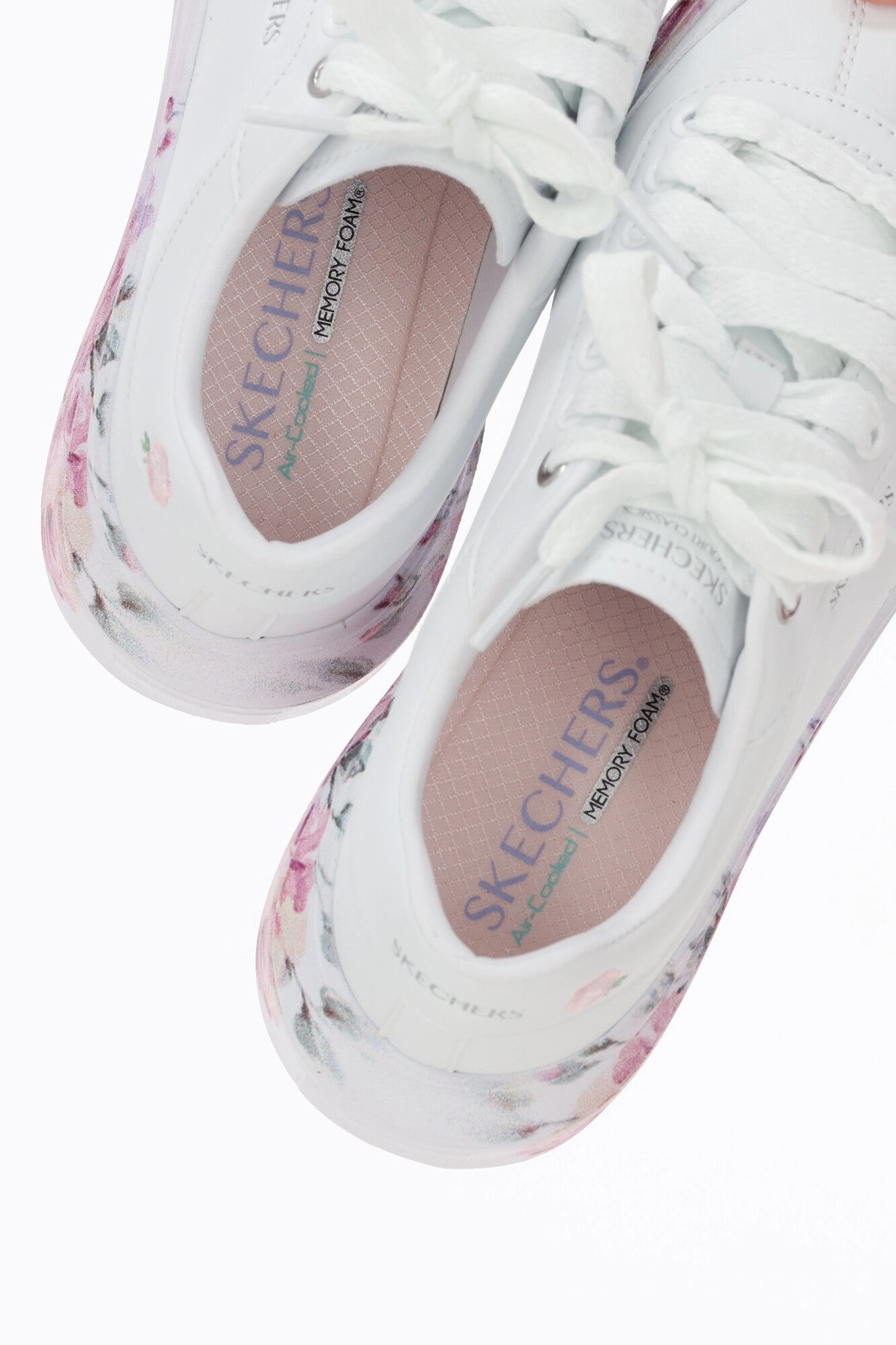 Skechers Cordova Classic Painted Florals White