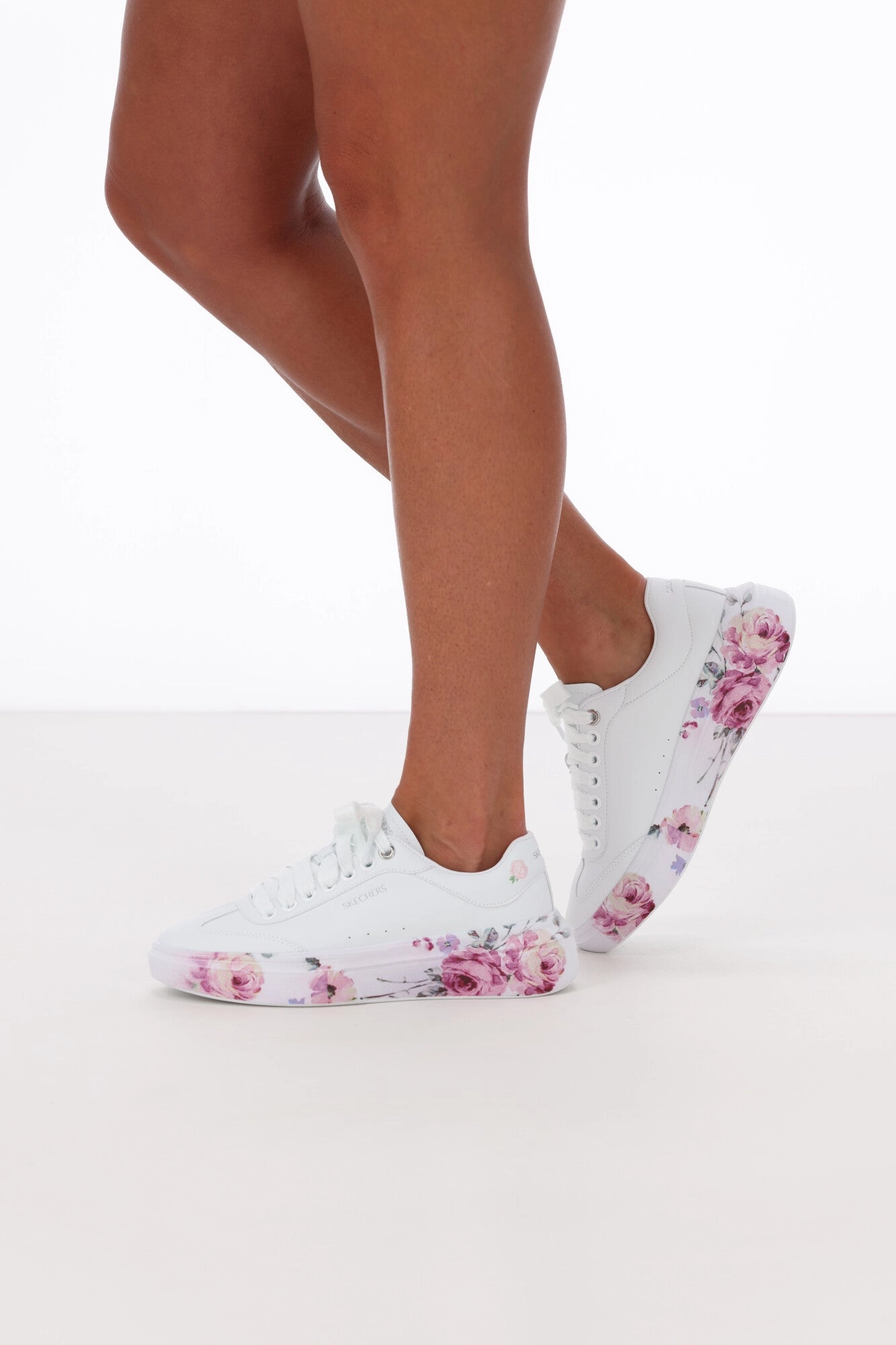Skechers Cordova Classic Painted Florals White