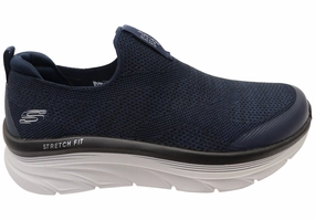 Skechers Mens D Lux Walker Quick Upgrade Extra Wide Fit Shoes Comics Maps