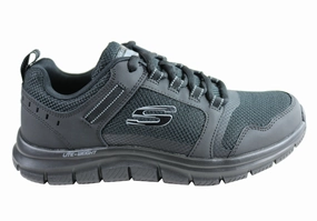 Skechers Mens Track Knockhill Comfortable Memory Foam Shoes Nails PPE