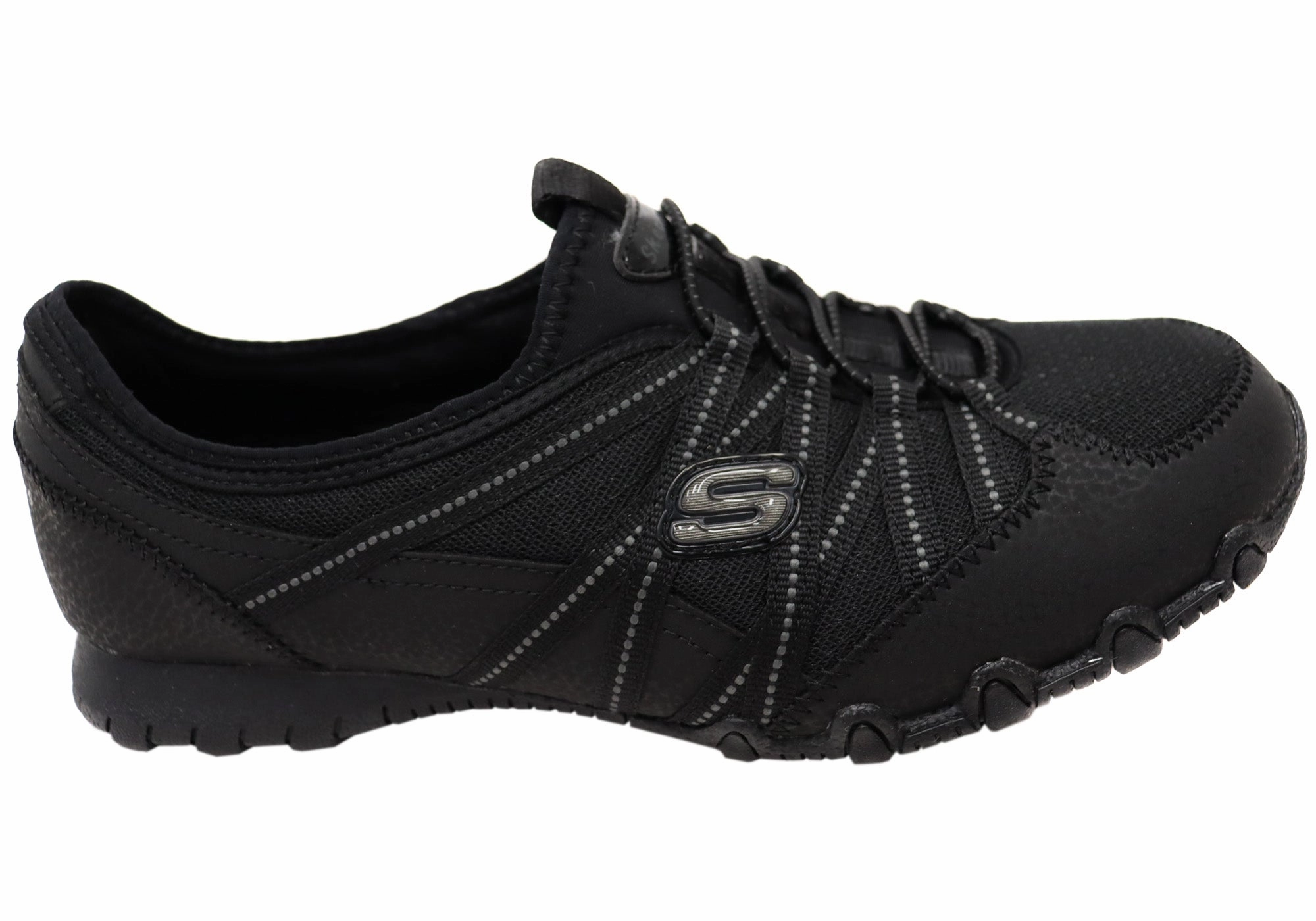 Skechers Womens Bikers Lite Relive Comfortable Wide Fit Shoes Tours Affordable Fashion