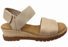 Skechers Womens BOBS Desert Chill Comfortable Memory Foam Sandals Sporting Goods Fashion Collection