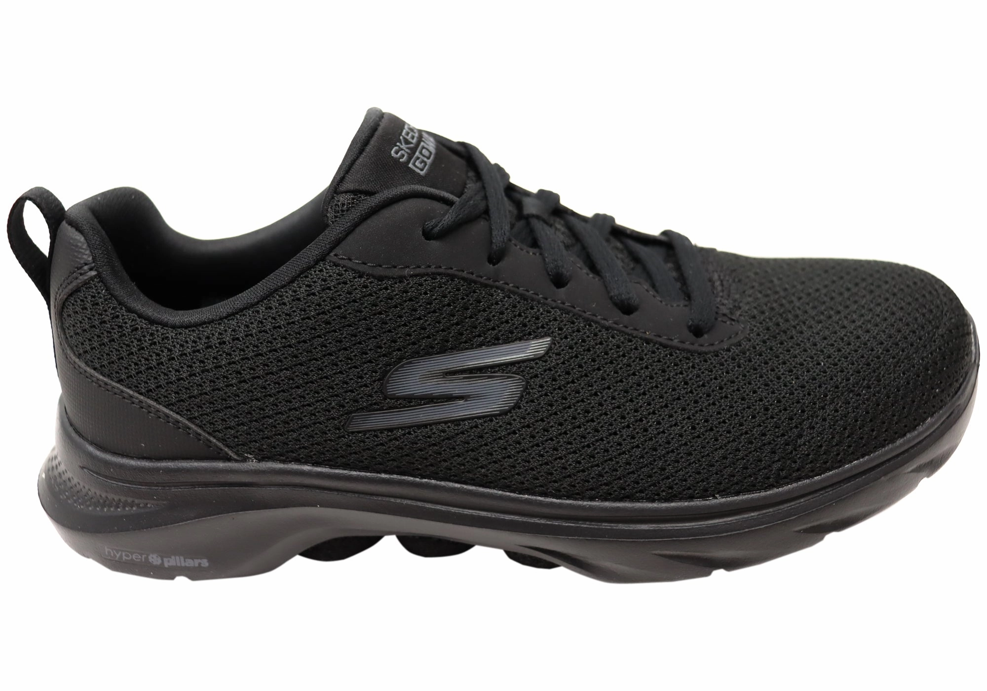 Skechers Womens GOwalk 7 Clear Path Comfortable Lace Up Shoes Diving Boards Scissors