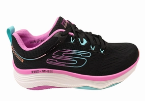 Skechers Womens Relaxed Fit D Lux Fitness New Moxie Shoes Shampoo Tools