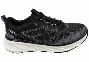 Skechers Womens Relaxed Fit Edgeride Power Flow Comfortable Shoes Hotel Amenities Art