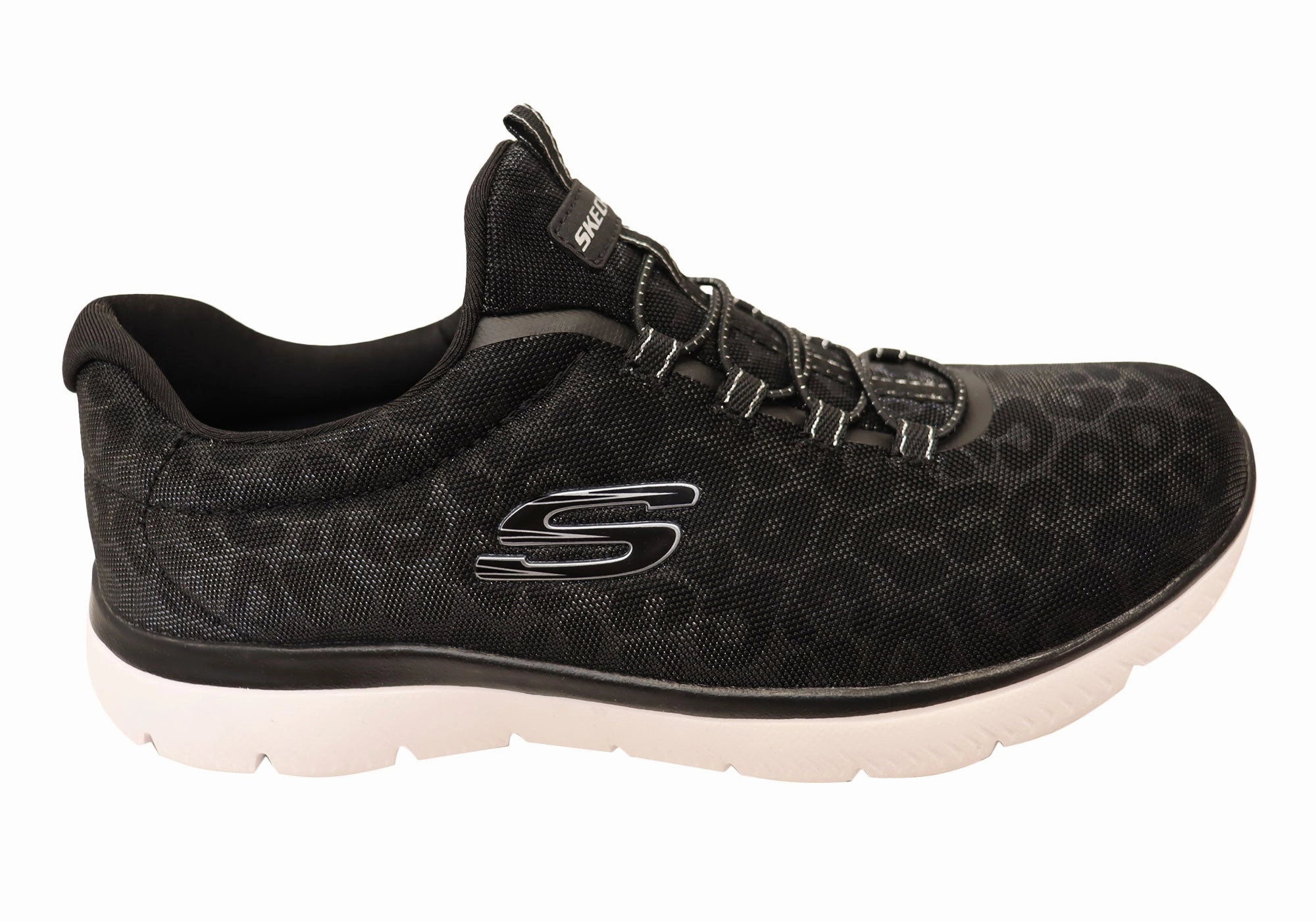 Skechers Womens Summits Sparkling Spots Comfortable Slip On Shoes Pool Supplies Envelopes