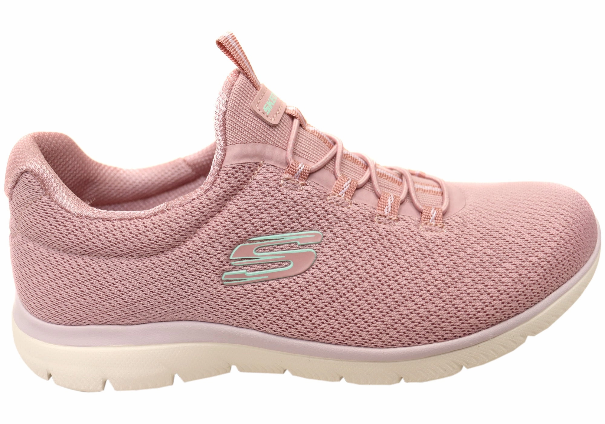 Skechers Womens Summits Summer Blush Comfortable Slip On Shoes Boxes Cleaning Services