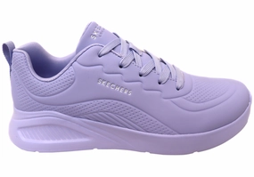 Skechers Womens Uno Lite Lighter One Comfortable Memory Foam Shoes Stylish Footwear Safety Gear